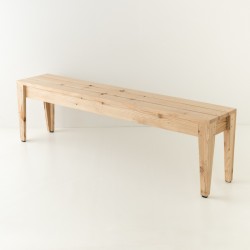 Banc de jardin 180 cm en mélèze