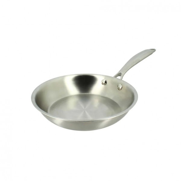 poêle inox tricouches 20 cm Ménastyl