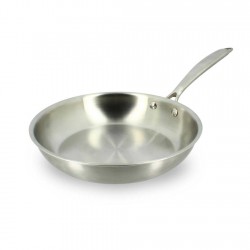 poêle inox tricouches 20 cm Ménastyl