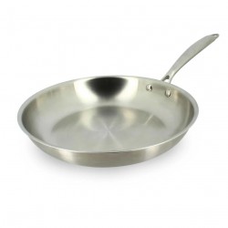 poêle inox tricouches 20 cm Ménastyl