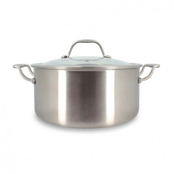 faitout 24 cm inox tricouches Ménastyl