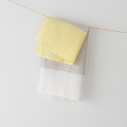 serviette lin-tencel Terva jaune multi PM Lapuan Kankurit